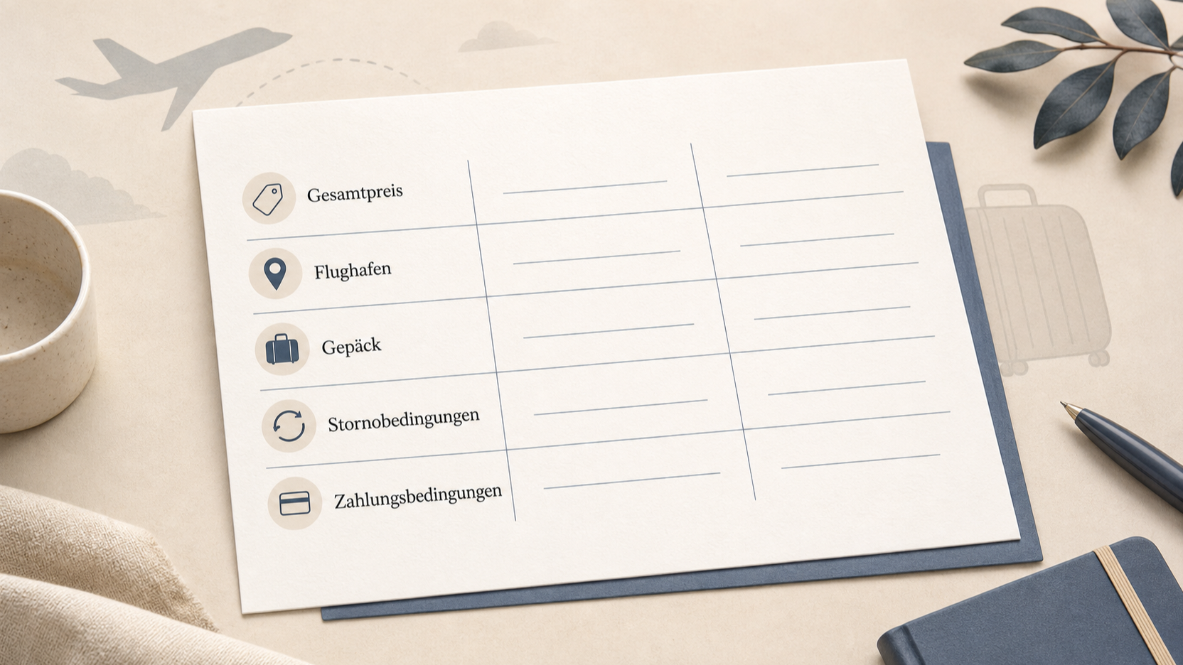 Redaktionelle Illustration zu Booking.com oder Expedia: Welches Hotelportal passt besser zu Ihrer Reise?